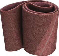 3M - 6" Wide x 48" OAL, Aluminum Oxide Abrasive Belt - Aluminum Oxide, Medium, Nonwoven, Series SC-BS - Caliber Tooling