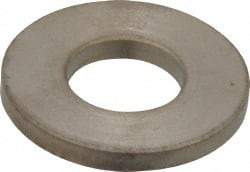 Gibraltar - 1/2" Screw, Grade 12L14 Case Hardened Steel Standard Flat Washer - 17/32" ID x 1-1/8" OD, 1/8" Thick, Nickel-Plated Finish - Caliber Tooling