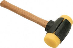 Garland - 6-1/2 Lb Head 2-3/4" Face Plastic Split Head Hammer - Wood Handle - Caliber Tooling