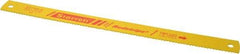 Starrett - 14" Long, 6 Teeth per Inch, High Speed Steel Power Hacksaw Blade - Toothed Edge, 1-1/4" Wide x 0.062" Thick - Caliber Tooling