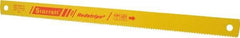 Starrett - 18" Long, 6 Teeth per Inch, High Speed Steel Power Hacksaw Blade - Toothed Edge, 1-1/4" Wide x 0.062" Thick - Caliber Tooling