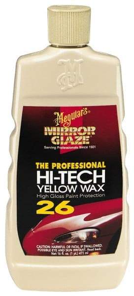 Mirror Glaze - Automotive Liquid Yellow Wax - 16 oz Bottle - Caliber Tooling