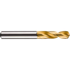 DORMER - 9.5mm 130° Spiral Flute Solid Carbide Screw Machine Drill Bit - Caliber Tooling