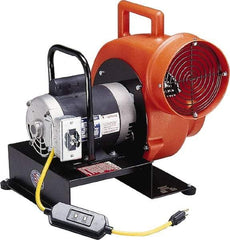 Allegro - 8" Inlet, Direct Drive, 4 hp, 1,850, 760 CFM, Blower - 10 Amp Rating, 115 Volts, 1,140 & 1,725 RPM - Caliber Tooling