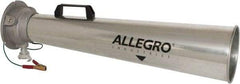 Allegro - 30-1/2 Inch Long, Galvanized Steel Venturi Style Pneumatic Blowers - 1/2 Inch NPT, 7.31 Inch Base Diameter, 7 Inch Face Diameter - Caliber Tooling