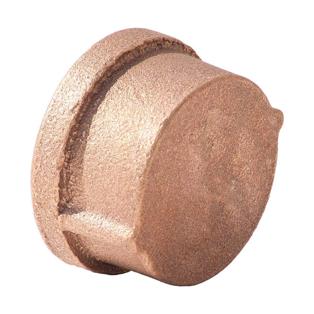 Merit Brass - Brass & Chrome Pipe Fittings Type: Cap Fitting Size: 1/4 - Caliber Tooling