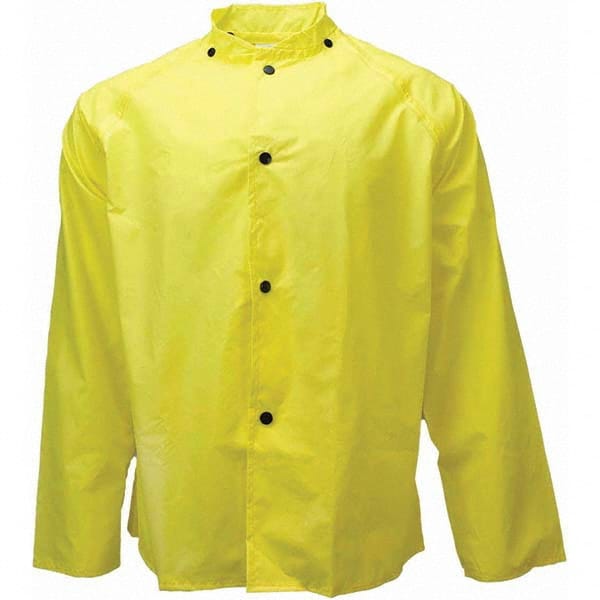 Neese - Size 2XL Yellow Rain & Flame Resistant/Retardant Rain Jacket - Exact Industrial Supply