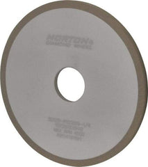 Norton - 6" Diam x 1-1/4" Hole x 1/4" Thick, 120 Grit Surface Grinding Wheel - Diamond, Type 1A1, Fine Grade, Resinoid Bond - Caliber Tooling