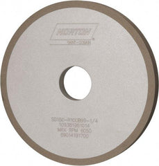 Norton - 6" Diam x 1-1/4" Hole x 1/2" Thick, 180 Grit Surface Grinding Wheel - Diamond, Type 1A1, Very Fine Grade, Resinoid Bond - Caliber Tooling