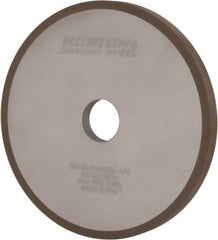 Norton - 7" Diam x 1-1/4" Hole x 1/2" Thick, 180 Grit Surface Grinding Wheel - Diamond, Type 1A1, Very Fine Grade, Resinoid Bond - Caliber Tooling