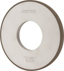 Norton - 12" Diam x 5" Hole x 1" Thick, 120 Grit Surface Grinding Wheel - Diamond, Type 1A1, Fine Grade, Resinoid Bond - Caliber Tooling