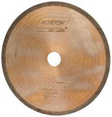 Norton - 4" Diam x 1/2" Hole, 220 Grit Surface Grinding Wheel - Diamond, Type 1A1R, Fine Grade - Caliber Tooling