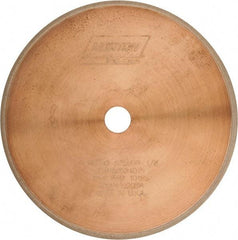 Norton - 6" Diam x 5/8" Hole, 100 Grit Surface Grinding Wheel - Diamond, Type 1A1R, Coarse Grade - Caliber Tooling