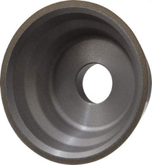 Norton - 3" Diam, 3/4" Hole Size, 1-1/4" Overall Thickness, 150 Grit, Type 11 Tool & Cutter Grinding Wheel - Very Fine Grade, Diamond, Resinoid Bond - Caliber Tooling