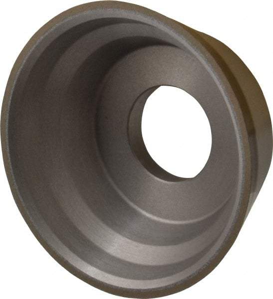 Norton - 3-3/4" Diam, 1-1/4" Hole Size, 1-1/2" Overall Thickness, 150 Grit, Type 11 Tool & Cutter Grinding Wheel - Very Fine Grade, Diamond, Resinoid Bond - Caliber Tooling