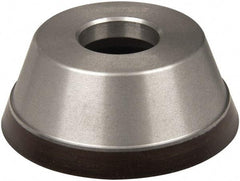 Norton - 3-3/4" Diam, 1-1/4" Hole Size, 1-1/2" Overall Thickness, 220 Grit, Type 11 Tool & Cutter Grinding Wheel - Very Fine Grade, Diamond, Resinoid Bond - Caliber Tooling