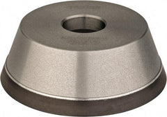 Norton - 5" Diam, 1-1/4" Hole Size, 1-3/4" Overall Thickness, 180 Grit, Type 11 Tool & Cutter Grinding Wheel - Very Fine Grade, Diamond, Resinoid Bond - Caliber Tooling