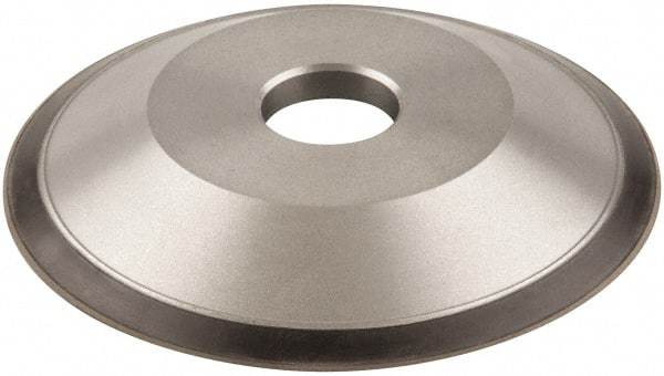 Norton - 6" Diam, 1-1/4" Hole Size, 3/4" Overall Thickness, 150 Grit, Type 12 Tool & Cutter Grinding Wheel - Very Fine Grade, Diamond, Resinoid Bond - Caliber Tooling