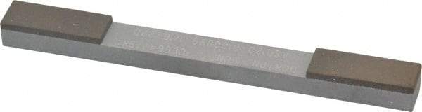 Norton - Fine & Very Fine, 1" Length of Cut, Double End Diamond Hone - 120 & 220 Grit, 3/8" Wide x 1/4" High x 4" OAL - Caliber Tooling