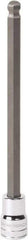 GearWrench - 3/8" Drive, 8mm Hex Bit Socket - 6" OAL, 5.393" Bit Length, Ball End - Caliber Tooling