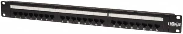 Tripp-Lite - Electrical Enclosure Steel Patch Panel - For Use with Racks - Caliber Tooling