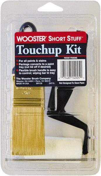 Wooster Brush - Trim Paint Roller Kit - Includes Paint Tray, Roller Cover & Frame - Caliber Tooling