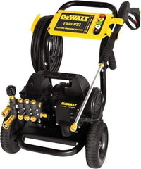 DeWALT - Electric, 13 Amp, 1.5 hp, 1,500 psi, 1.8 GPM, Cold Water Pressure Washer - Triplex Plunger, 25' x 1/4" Hose, 120 Max Volts - Caliber Tooling