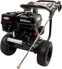 Simpson - Gas, 8.5 hp, 4,000 psi, 2.8 GPM, Cold Water Pressure Washer - AAA Triplex, 50' x 3/8" Hose - Caliber Tooling