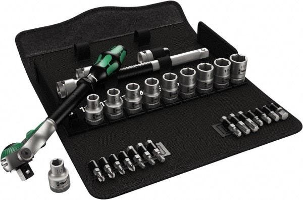 Wera - 1/2" Drive Standard Socket Set - 3/8 to 13/16" - Caliber Tooling