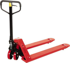 Vestil - 5,500 Lb Capacity, 7-3/4" Lift Economy Pallet Truck - 2-7/8" Min Lift Height, 48" Fork Length x 27" Fork Width, 27" Overall Width - Caliber Tooling