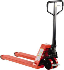 Vestil - 5,000 Lb Capacity, 8" Lift Wheel Nose Pallet Truck - 3-1/2" Min Lift Height, 38" Fork Length x 20" Fork Width, 20" Overall Width - Caliber Tooling