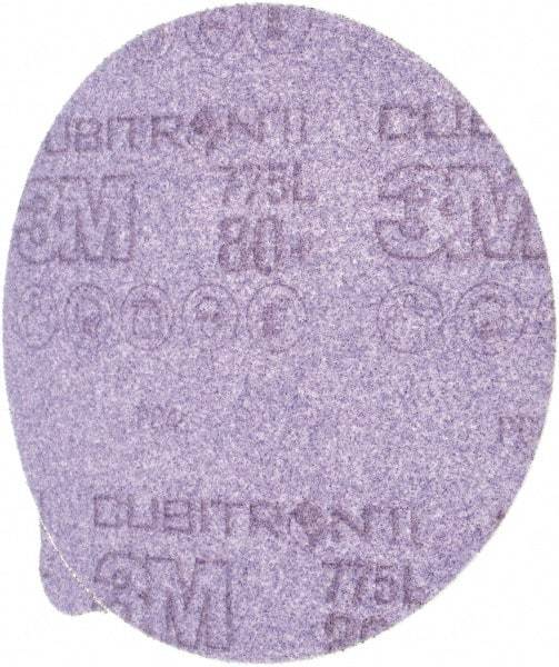 3M - Ceramic Adhesive PSA Disc - Medium Grade, Purple, Film Backing, Flexible, Use with Random Orbital Sanders - Caliber Tooling