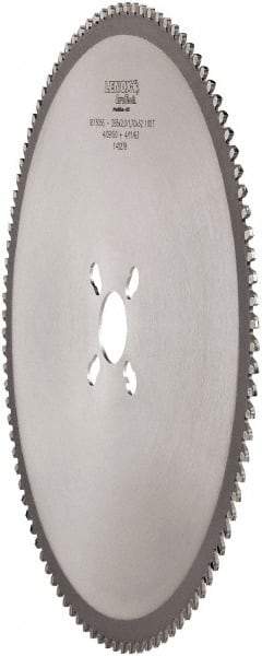 Lenox - 285mm Diam, 32mm Arbor Hole Diam, 100 Tooth Wet & Dry Cut Saw Blade - Cermet-Tipped, Clean Action, Standard Round Arbor - Caliber Tooling