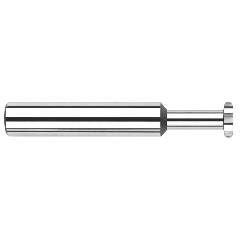 Harvey Tool - 3/16" Cut Diam, 0.04" Cut Width, 3/16" Shank, Straight-Tooth Woodruff Keyseat Cutter - Exact Industrial Supply