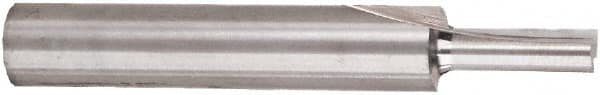 Freud - 3/8" Diam, 1/4" Shank Diam, 3/8" Length of Cut, 2 Flute Double Edge Straight Router Bit - 1-3/4" Overall Length, Solid Carbide - Caliber Tooling