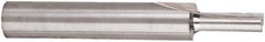 Freud - 3/8" Diam, 1/4" Shank Diam, 3/8" Length of Cut, 2 Flute Double Edge Straight Router Bit - 1-3/4" Overall Length, Solid Carbide - Caliber Tooling