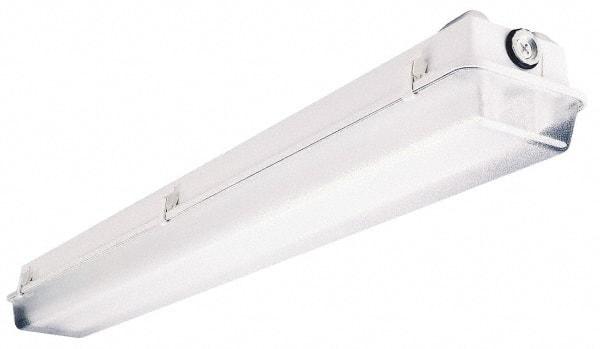 Cooper Lighting - 120 to 277 Volt, 32 Watt, Fluorescent Hazardous Location Light Fixture - Corrosion, Dust, Heat, Moisture & Weather Resistant, Fiberglass Housing, 97-13/16" Long x 7" Wide x 5" High - Caliber Tooling