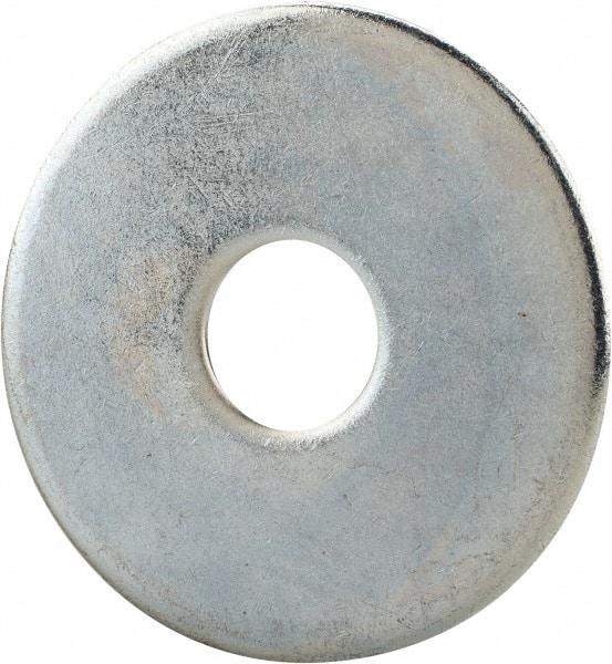 Gibraltar - 5/8" Screw, Steel Fender Flat Washer - 11/16" ID x 2-1/2" OD, 1/8" Thick, Zinc-Plated Finish - Caliber Tooling