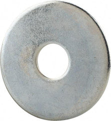 Gibraltar - 5/8" Screw, Steel Fender Flat Washer - 11/16" ID x 2-1/2" OD, 1/8" Thick, Zinc-Plated Finish - Caliber Tooling