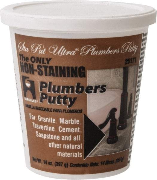 Hercules - Putty Type: Plumber's Putty Container Size: 14 oz. - Caliber Tooling