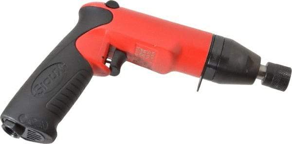 Sioux Tools - 1/4" Bit Holder, 2,000 RPM, Pistol Grip Handle Air Screwdriver - 80 In/Lb Torque, 30 CFM - Caliber Tooling