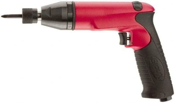 Sioux Tools - 1/4" Bit Holder, 2,500 RPM, Pistol Grip Handle Air Screwdriver - 58 In/Lb Torque, 30 CFM - Caliber Tooling