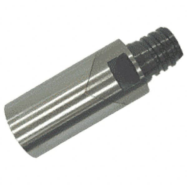 Iscar - T10 Connection to Tip, T10 Connection to Shank, Milling Tip Insert Threaded Extension - 1.5 Inch Extension Length, 0.5984 Inch Max Diameter, Multimaster Series - Caliber Tooling