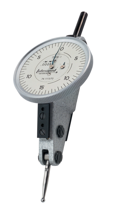 .060 Range - .0005 Graduation - Horizontal Dial Test Indicator - Caliber Tooling