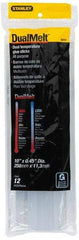 Stanley - 7/16" Diam, 10" Long, Opaque Hot Melt, Low Melt Glue Stick - GS Series - Caliber Tooling