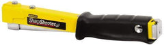 Stanley - Manual Hammer Tacker - 1/4, 5/16, 3/8" Staples, Yellow & Black, Steel - Caliber Tooling