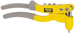 Stanley - Right Angle Head Hand Riveter - 3/32 to 3/16" Rivet Capacity, 10" OAL - Caliber Tooling