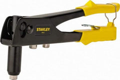 Stanley - Right Angle Head Hand Riveter - 1/8 to 3/16" Rivet Capacity, 10" OAL - Caliber Tooling