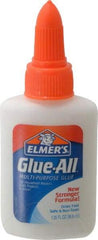 Elmer's - 0.25 oz Bottle White All Purpose Glue - 5 min Working Time, Bonds to Ceramic, Fabric, Leather, Paper & Wood - Caliber Tooling