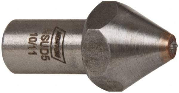 Norton - 1/2 Carat Single Point Diamond Dresser - 1-7/16" Long x 7/16" Shank Diam, 5/8" Diam Head - Caliber Tooling